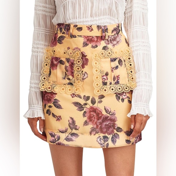Keepsake the Label ATOMIC SKIRT	BUTTERSCOTCH GARDEN NWT Size XS - Picture 1 of 5